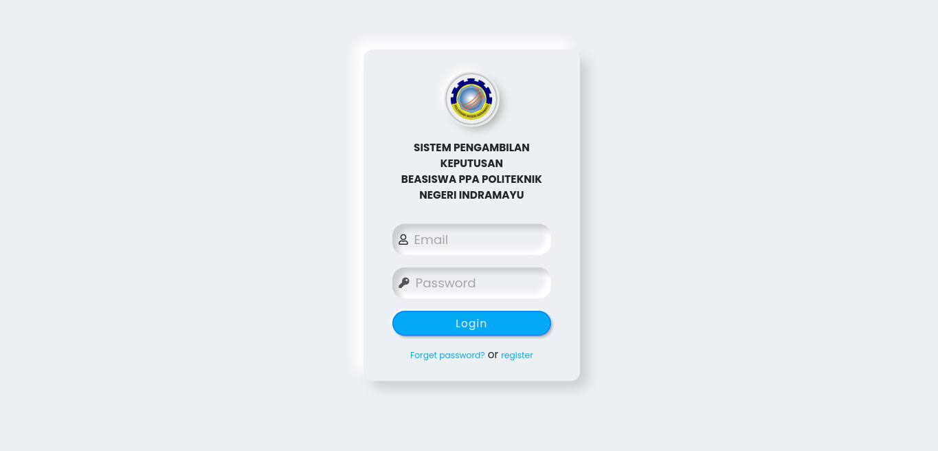 Sistem Pengambilan Keputusan Beasiswa PPA Politeknik Negeri Indramayu